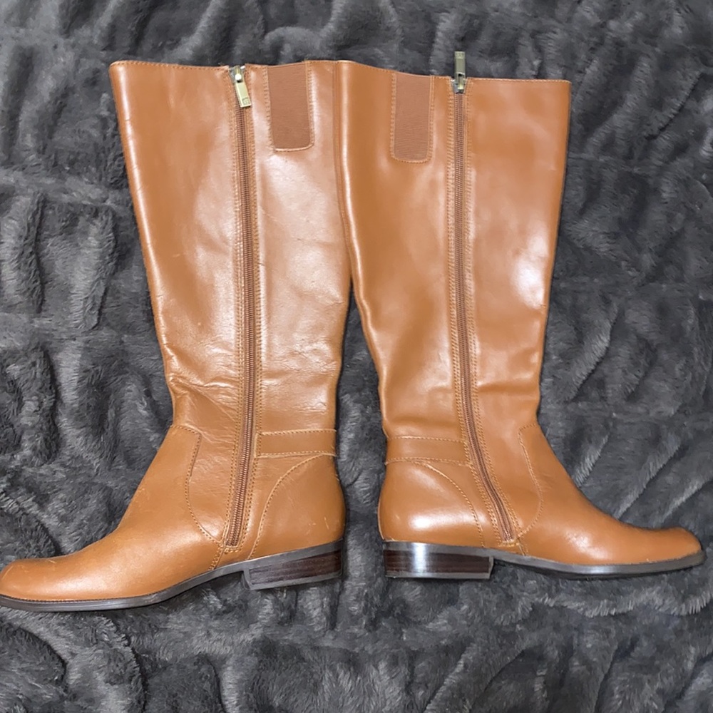 🛍️Tall brown Anne Klein iflex boots! - Picture 4 of 7